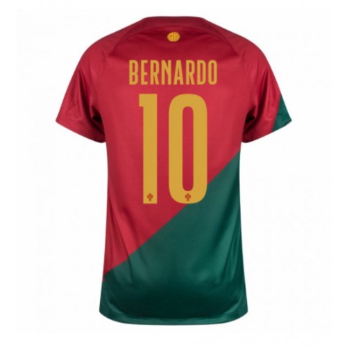 Portugalsko Bernardo Silva #10 Domácí Dres MS 2022 Krátký Rukáv